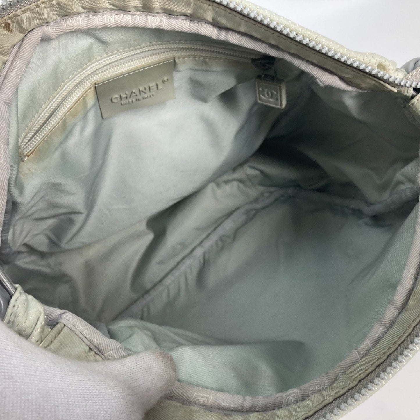 CHANEL Square Blue Light Tote