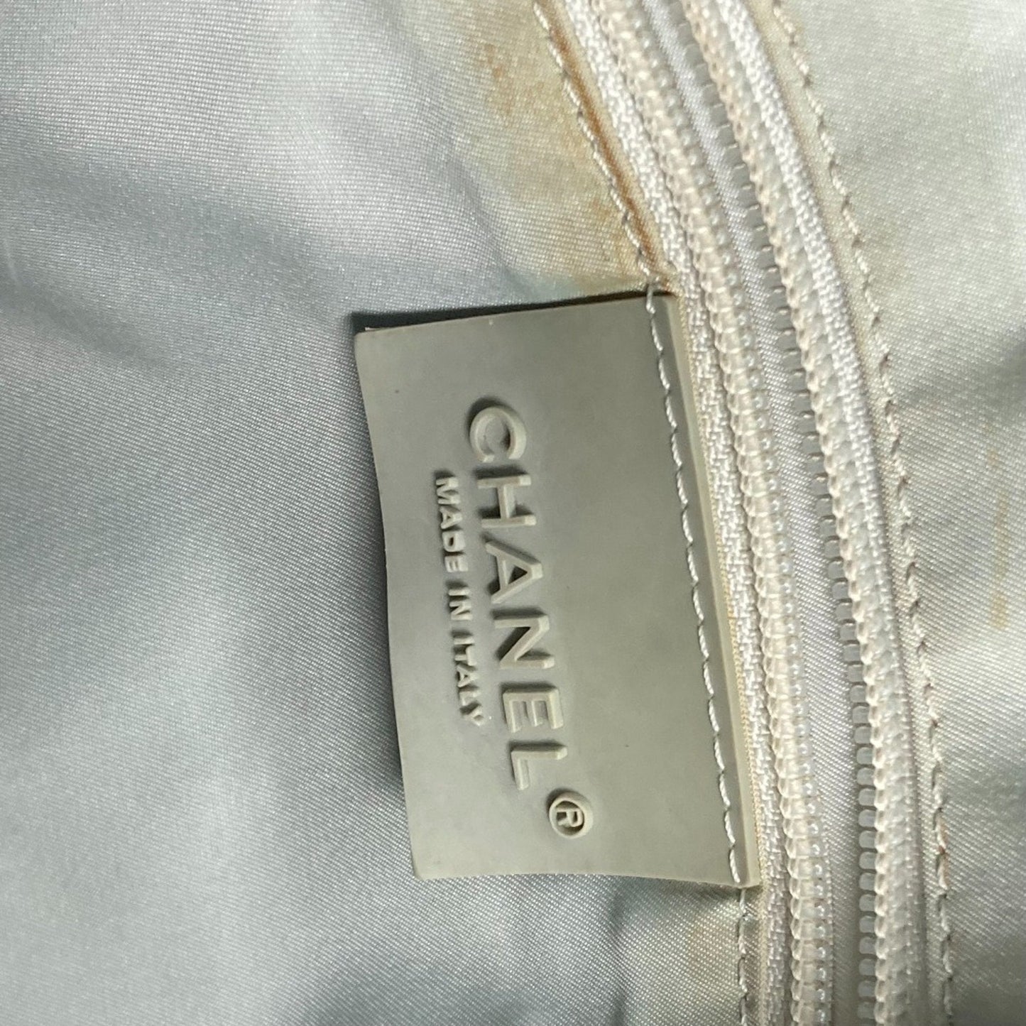 CHANEL Square Blue Light Tote