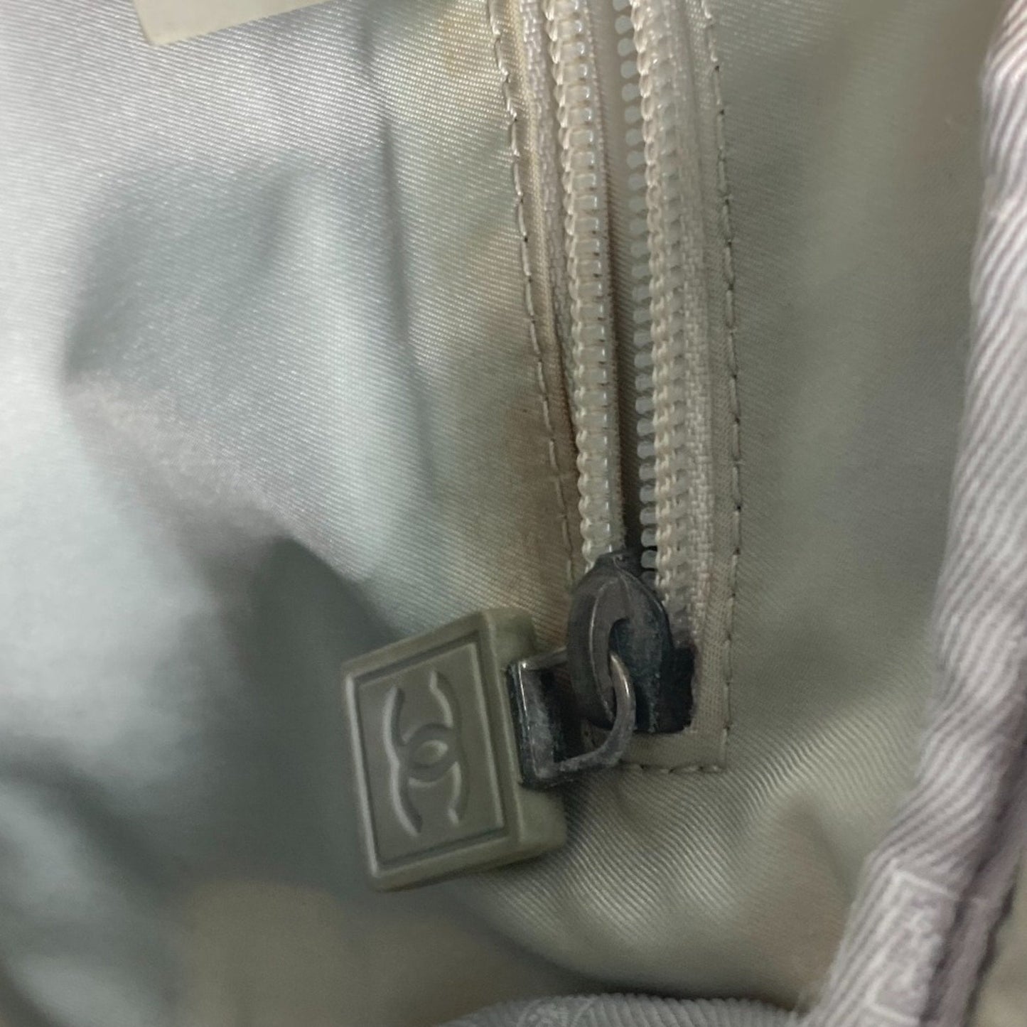 CHANEL Square Blue Light Tote