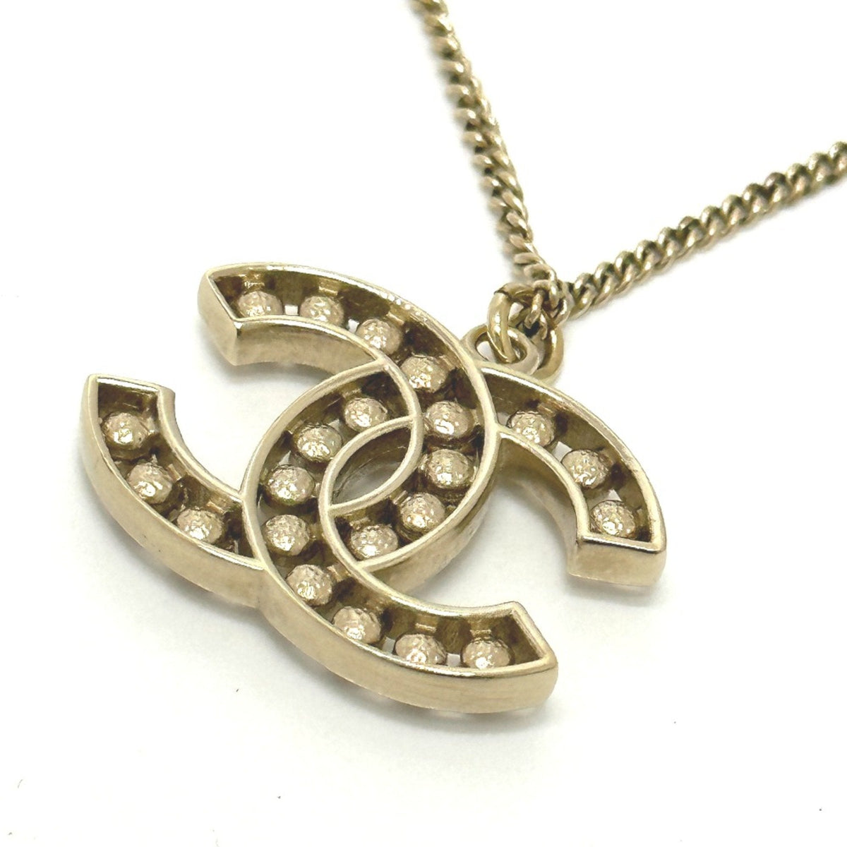 Top Quality Chanel Logo CC Necklace