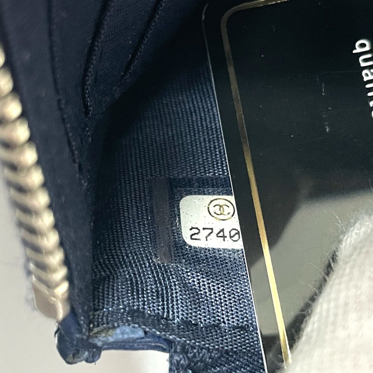 CHANEL Square Blue Light Wallet