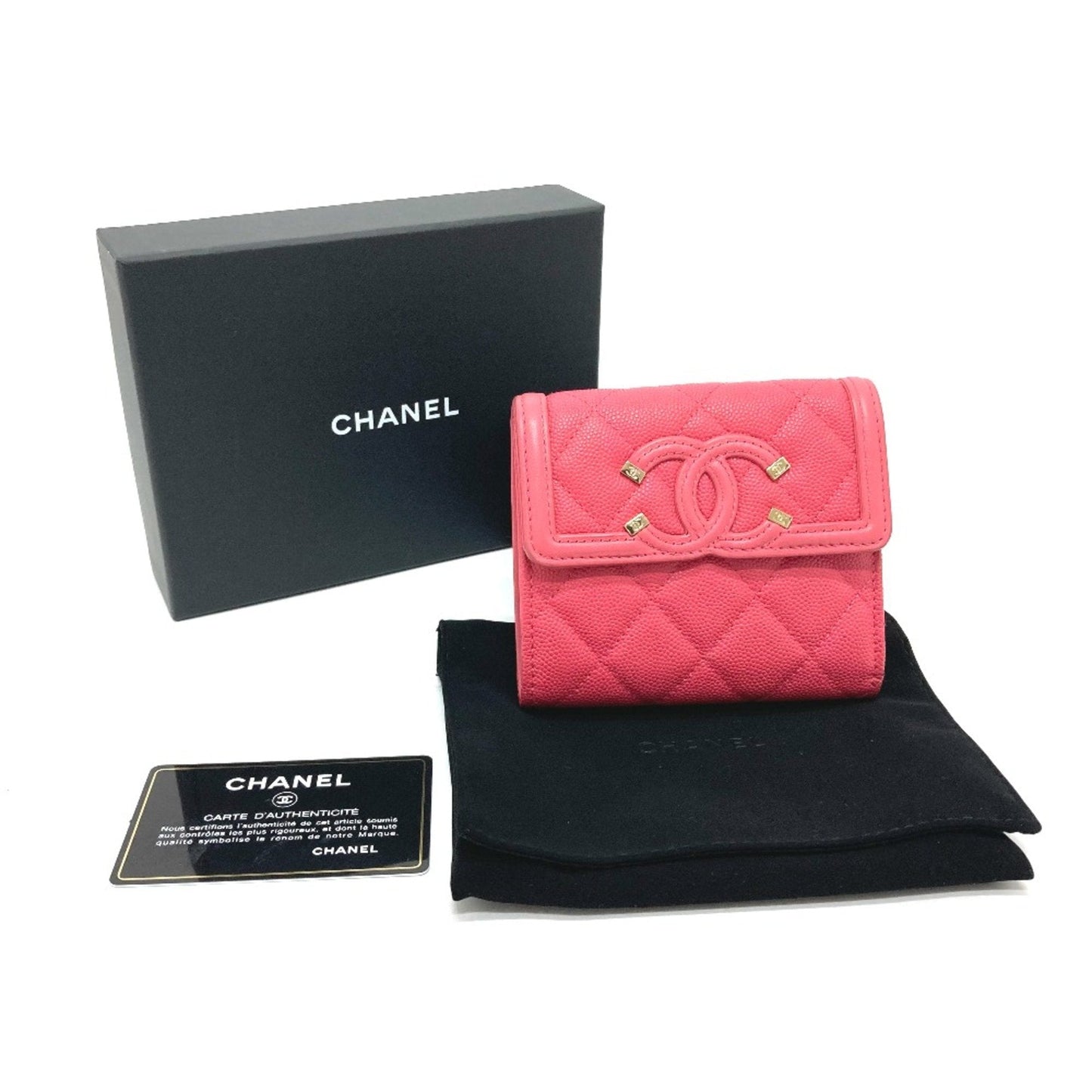 Top Quality Chanel Logo CC Wallet