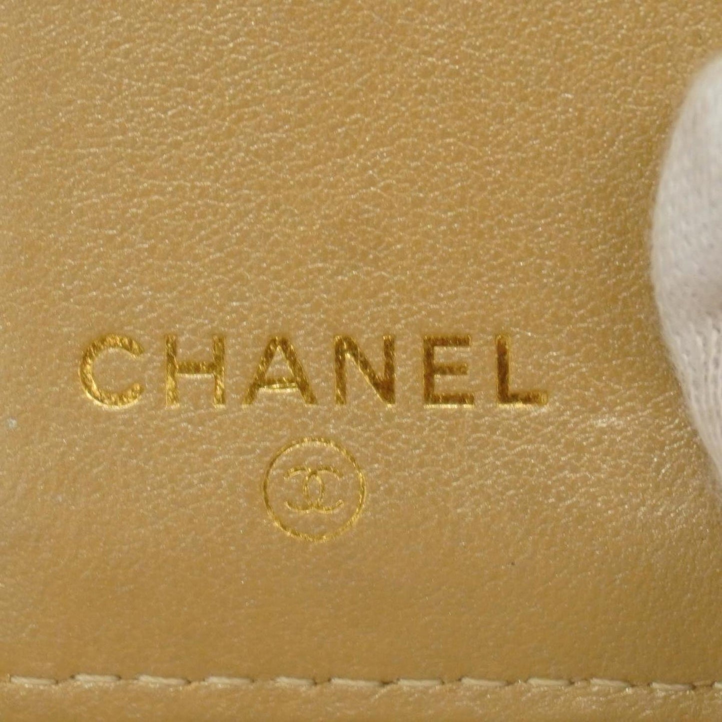 CHANEL Logo CC Wallet