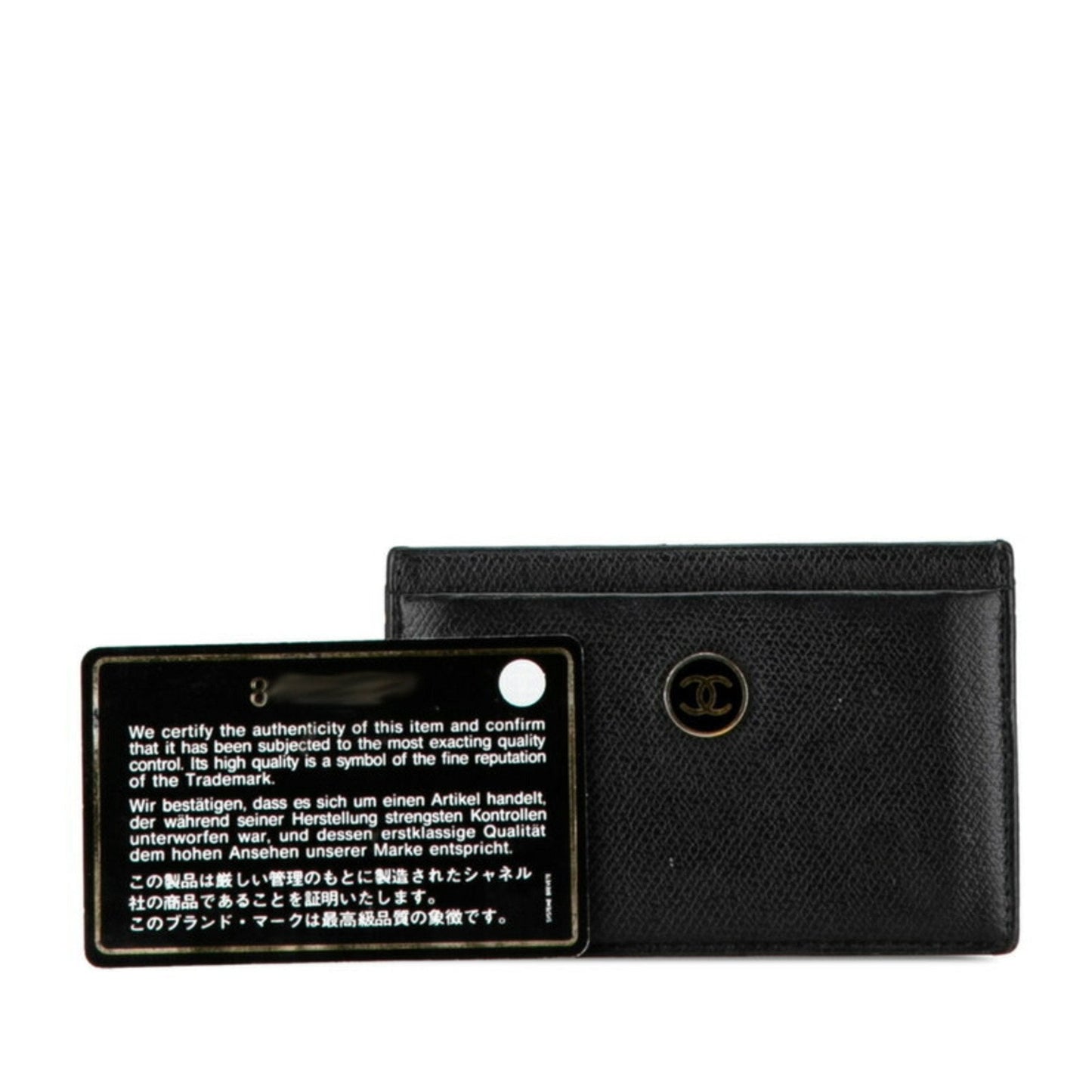 Top Quality Chanel Logo CC Wallet