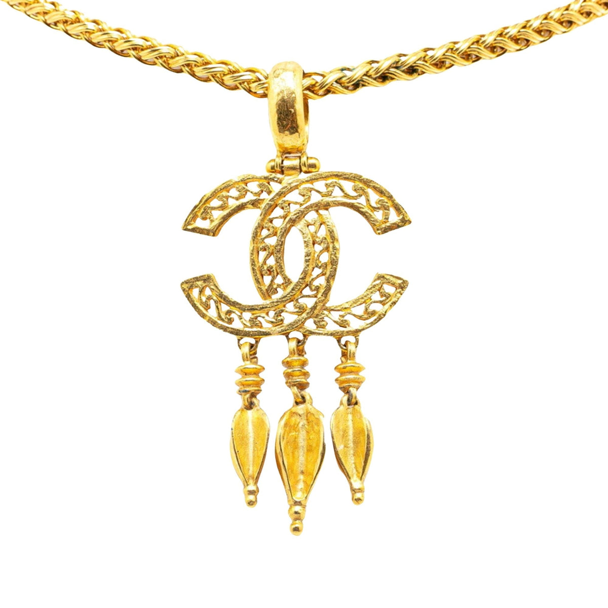 Top Quality Chanel Logo CC Necklace
