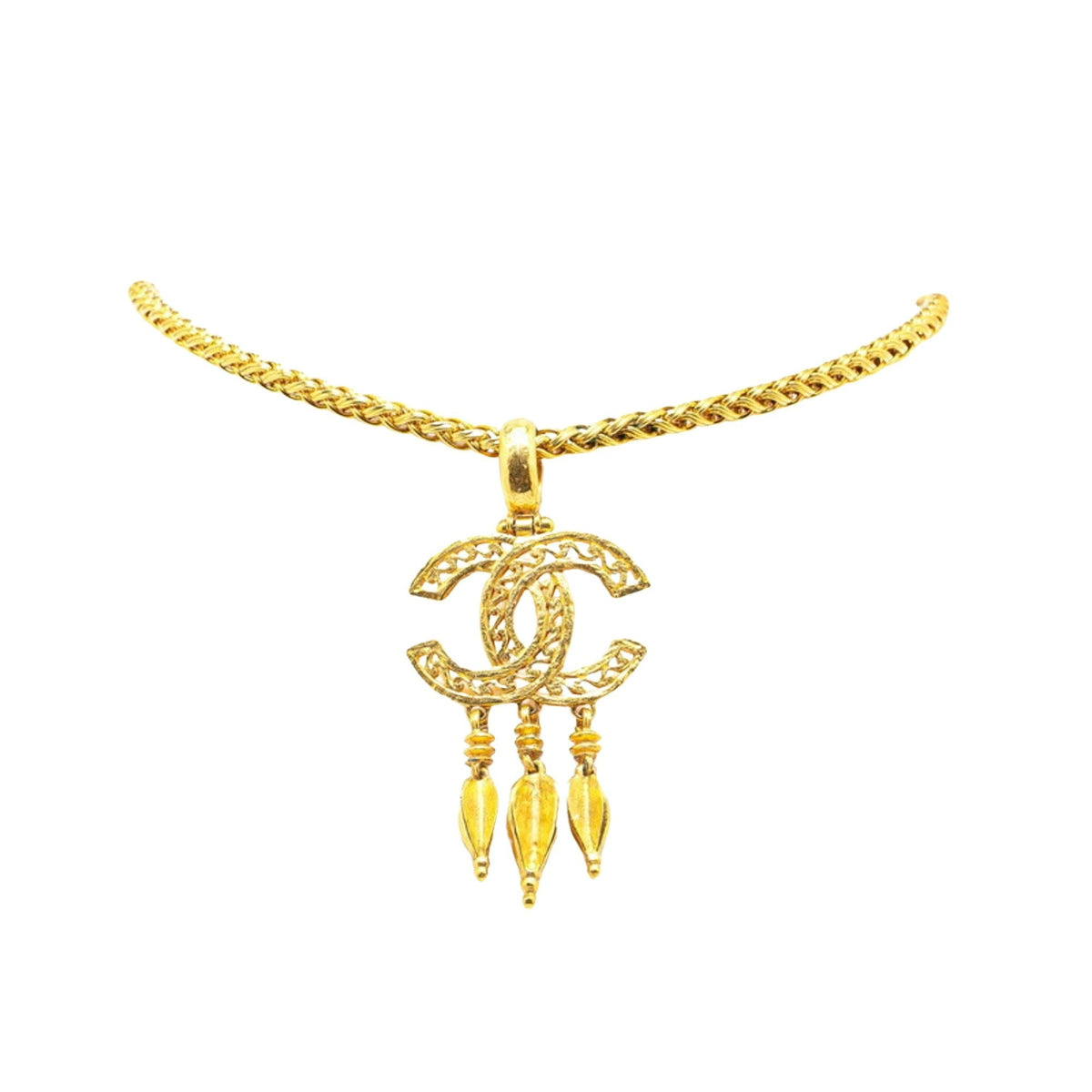 Top Quality Chanel Logo CC Necklace