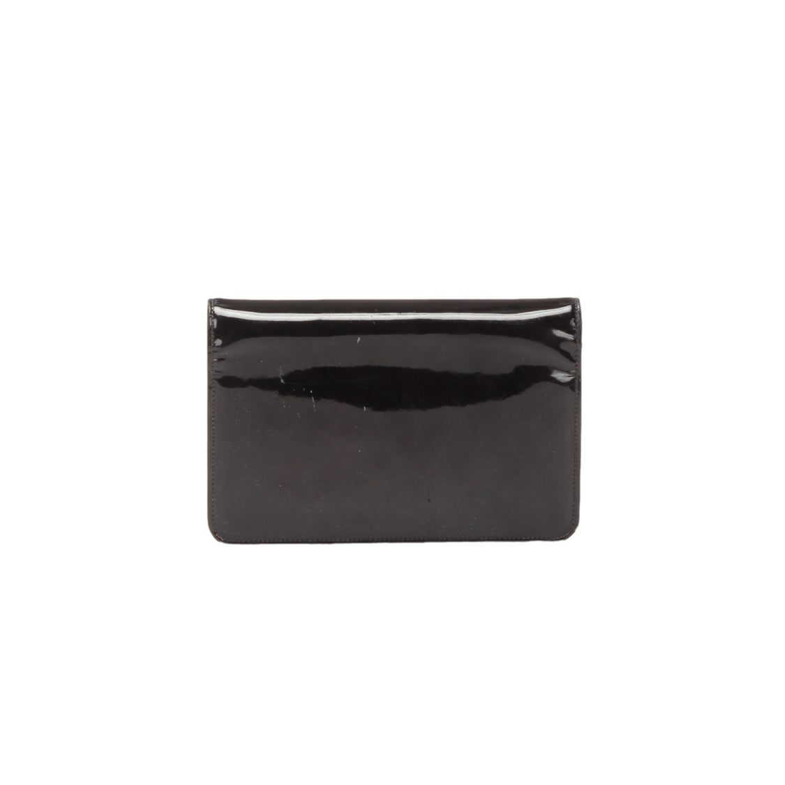 CHANEL Patent Leather Chain Flap Bag