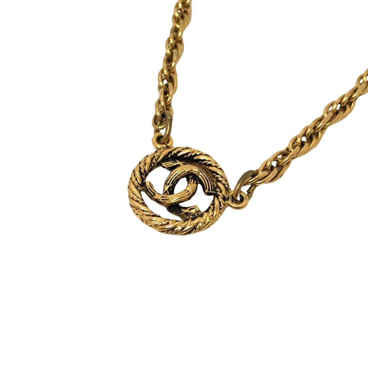 Top Quality Chanel Logo CC Necklace