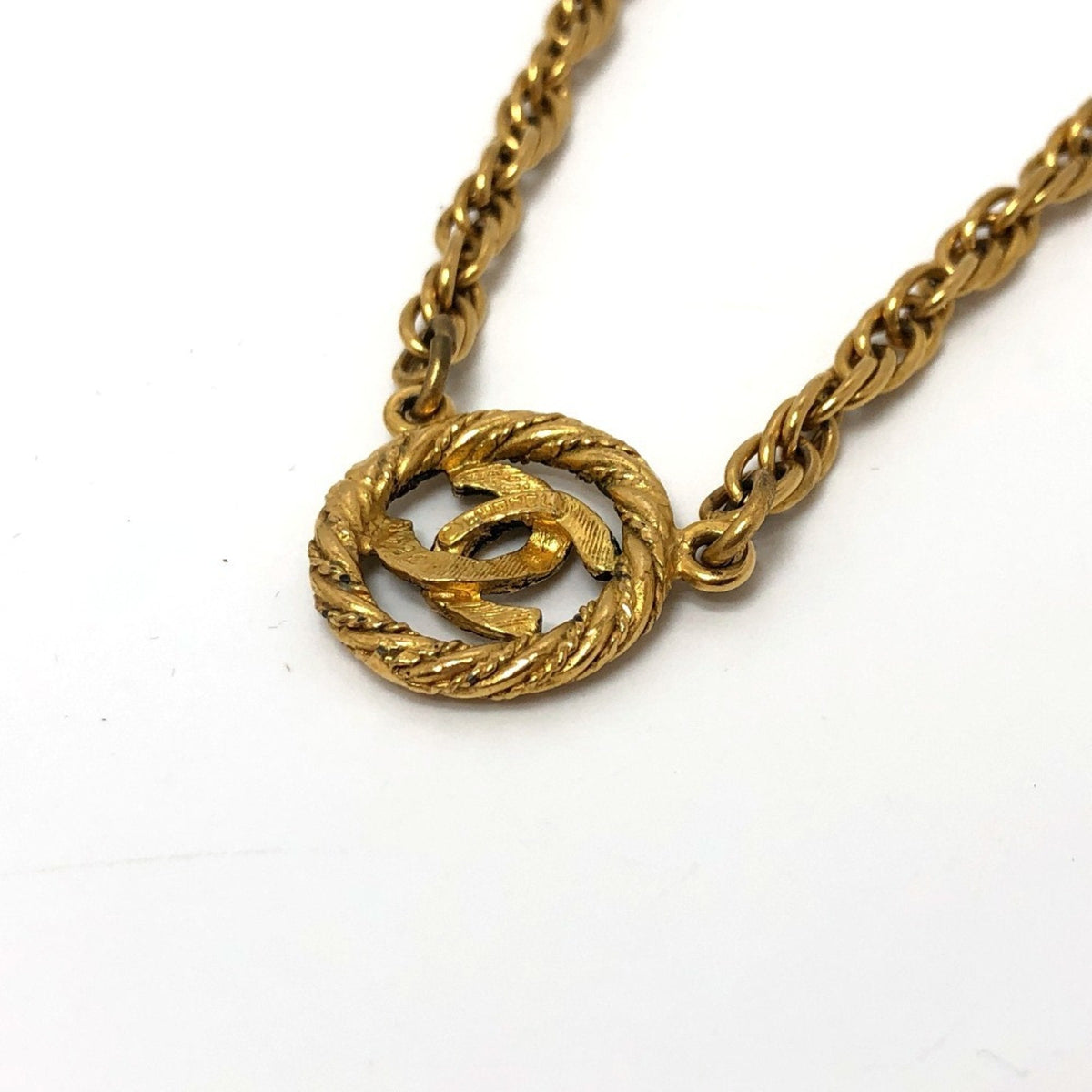 Top Quality Chanel Logo CC Necklace