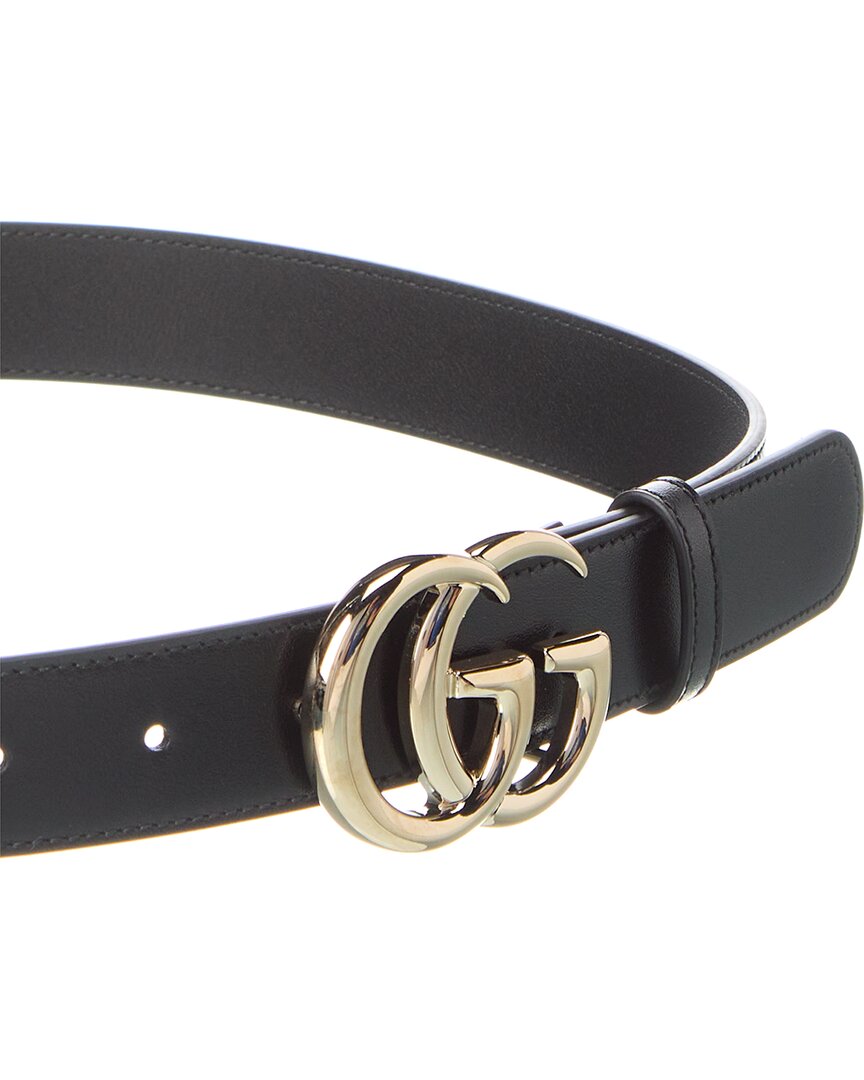 Gucci Gg Marmont Thin Leather Belt