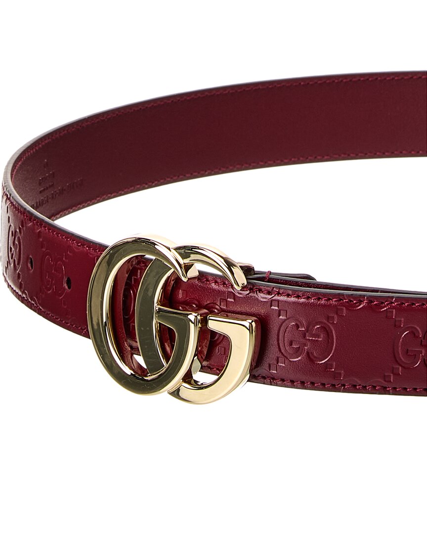Gucci Gg Milano Leather Belt
