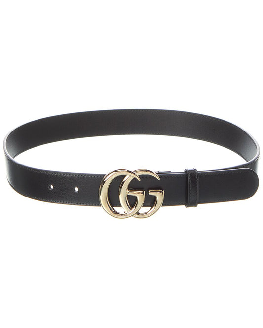 Gucci Gg Marmont Thin Leather Belt