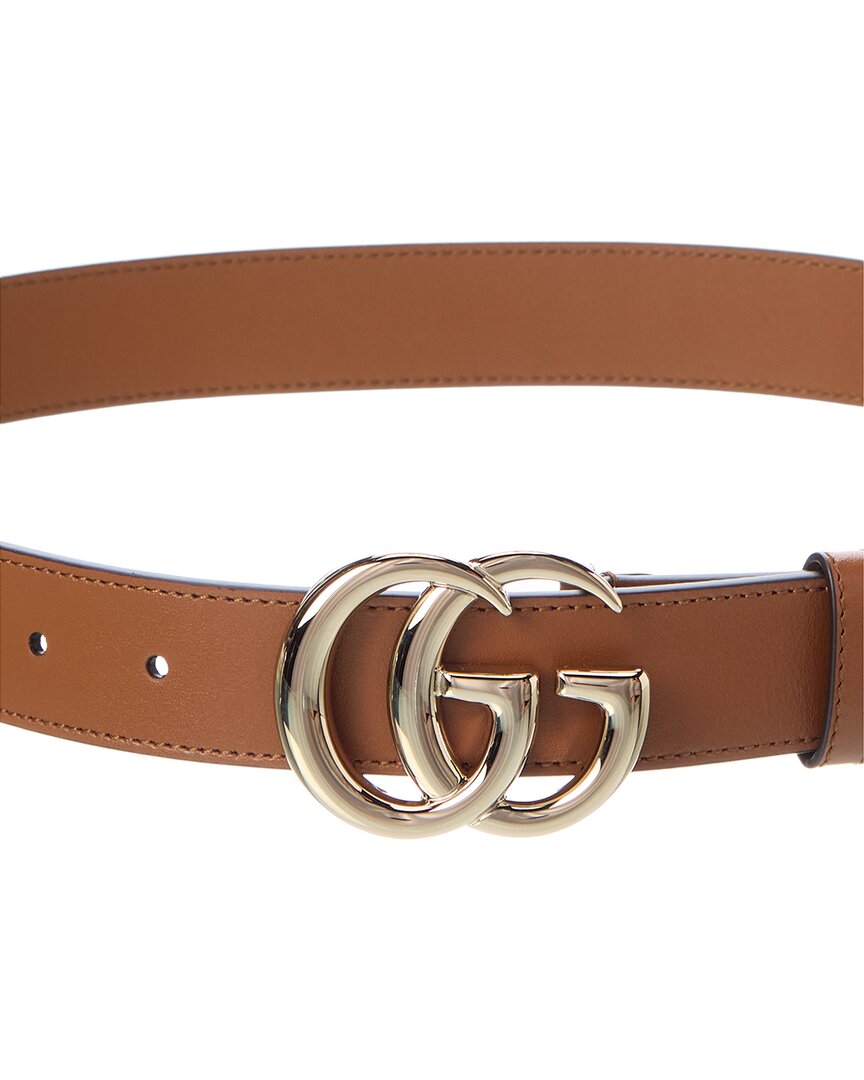 Gucci Gg Marmont Thin Leather Belt