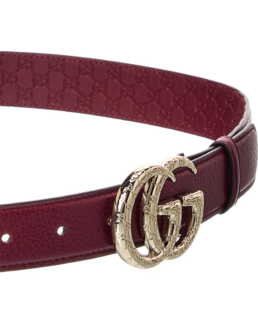 Gucci Gg Marmont Leather Belt