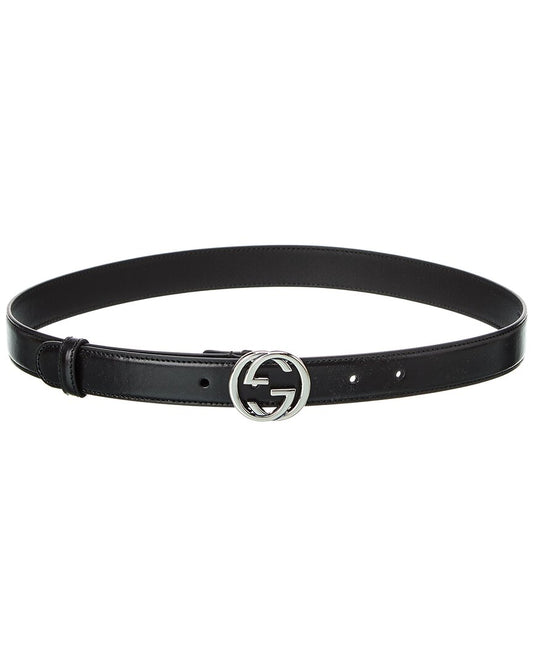 Gucci Double G Leather Belt