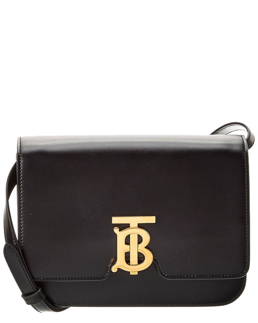 Burberry Tb Small Leather Shoulder Bag ( ) ONE SIZE Black