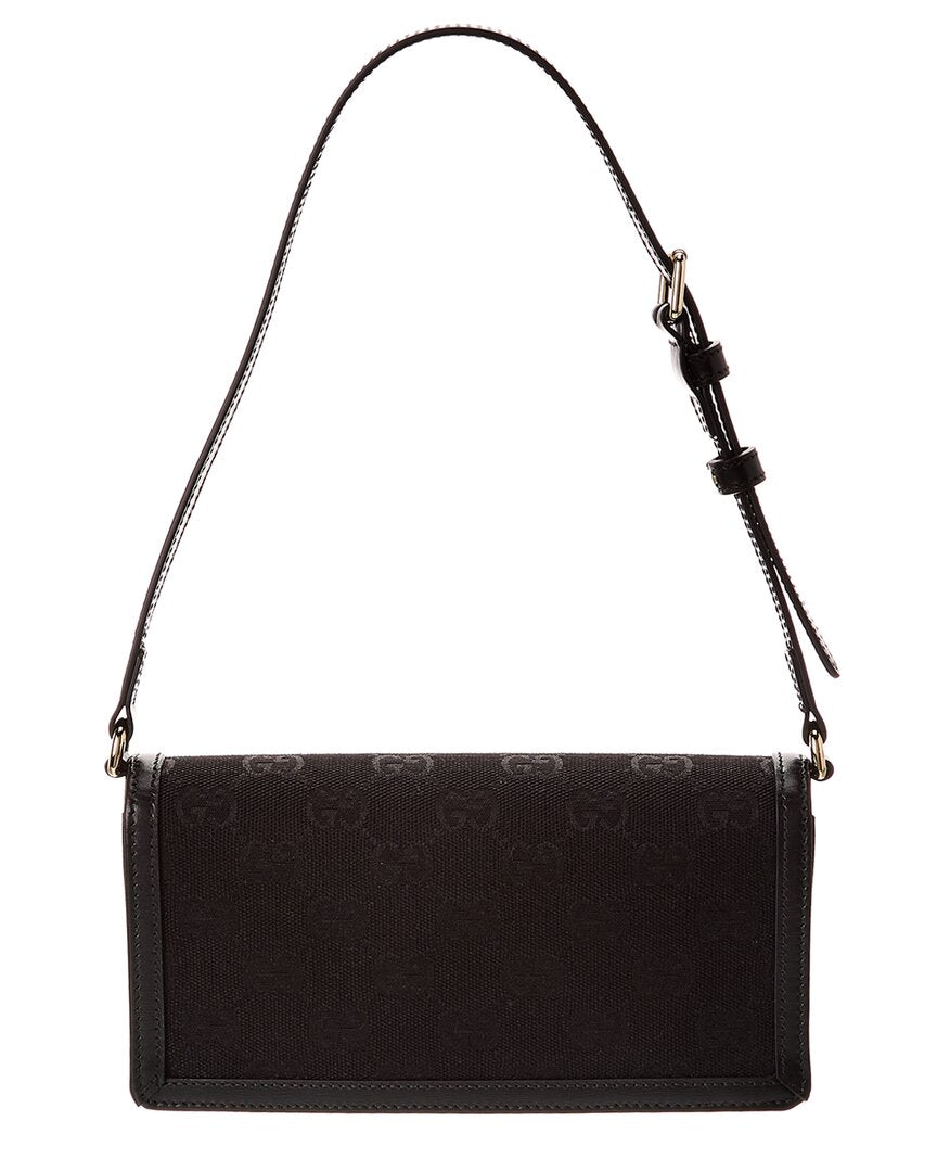Gucci Luce Mini Gg Canvas & Leather Shoulder Bag