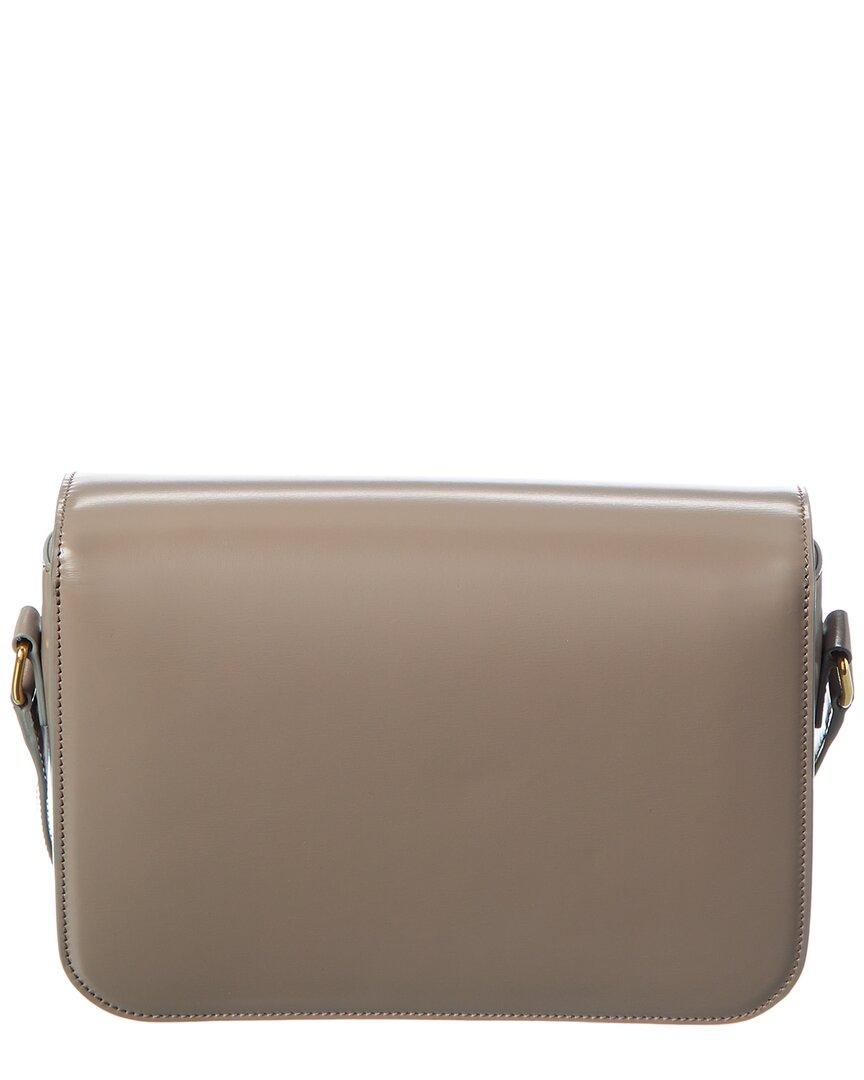Celine Classique Triomphe Leather Shoulder Bag