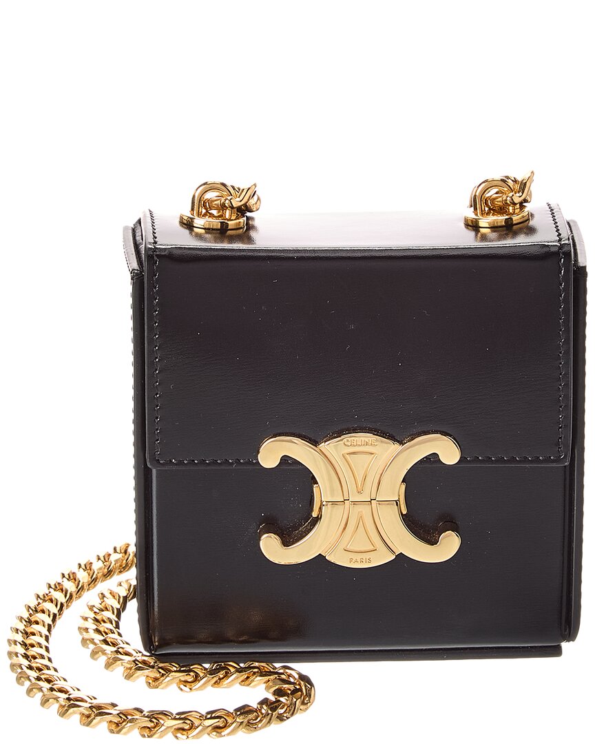 Celine Box Triomphe Mini Leather Crossbody ( Pre-Loved)
