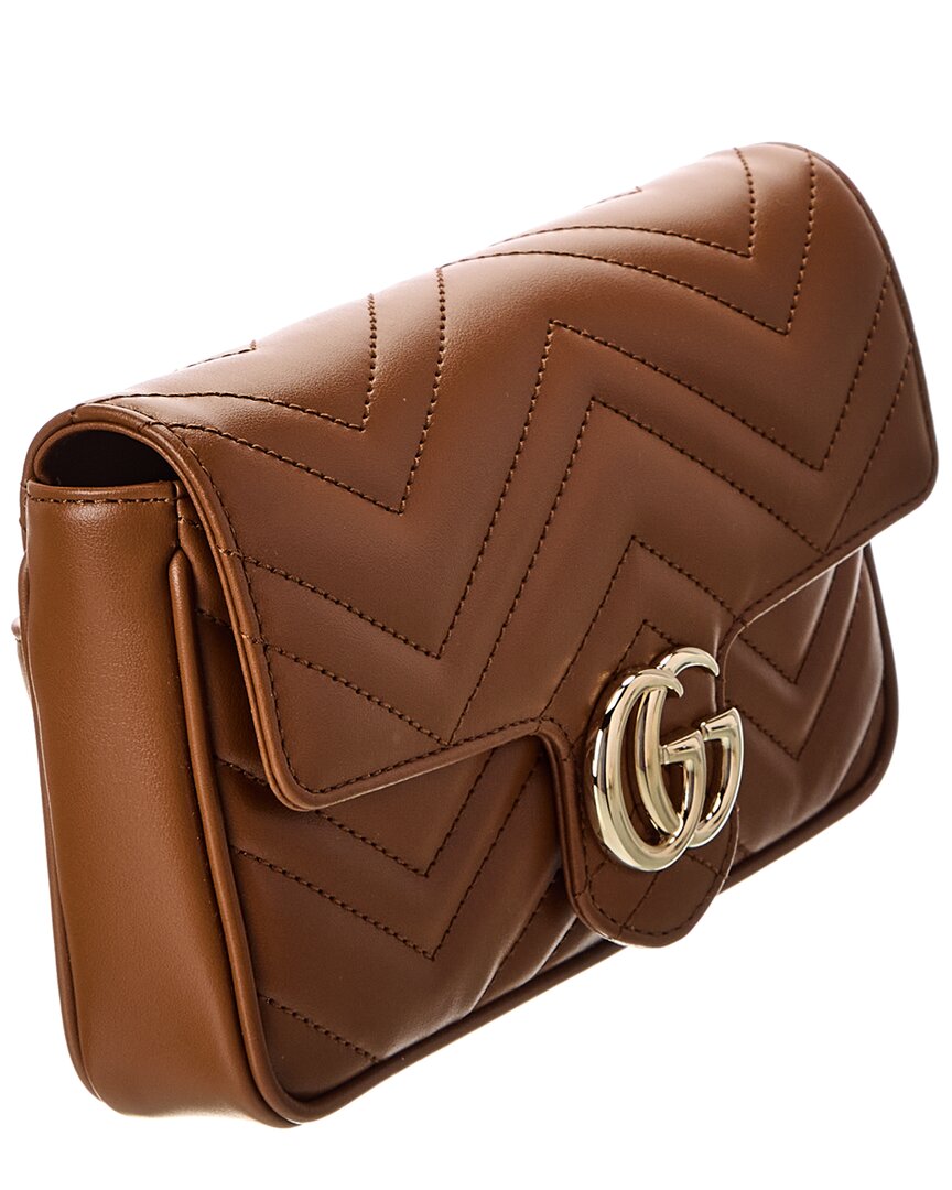 Gucci Gg Marmont Mini Leather Shoulder Bag