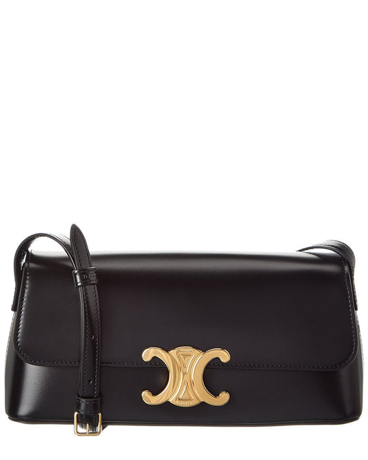 Celine Diana Leather Shoulder Bag