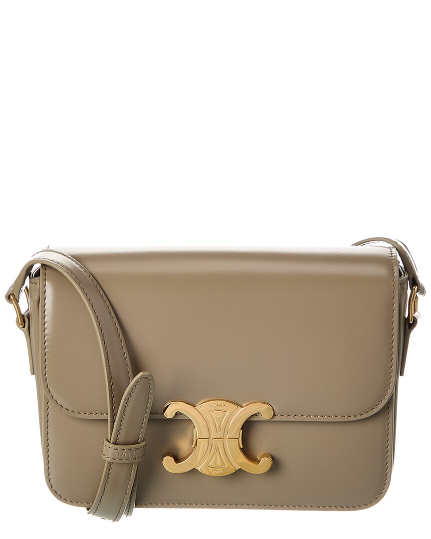 Celine Teen Triomphe Leather Shoulder Bag