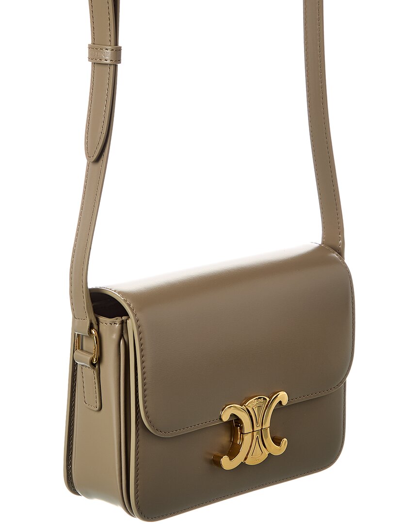 Celine Teen Triomphe Leather Shoulder Bag
