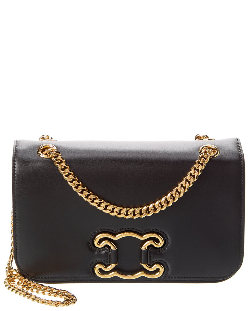 Celine Triomphe Frame Medium Leather Shoulder Bag
