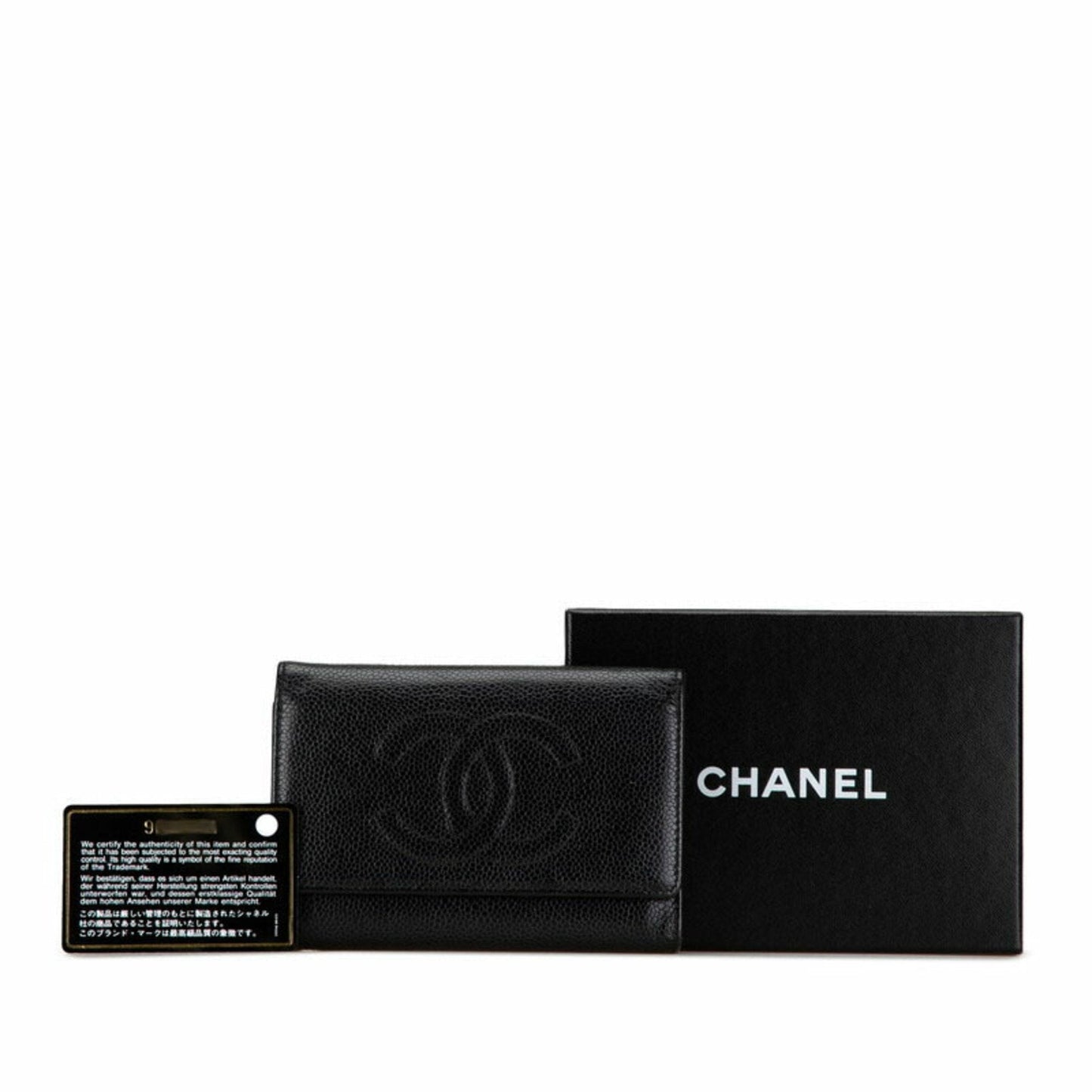 Top Quality Chanel Logo CC Wallet