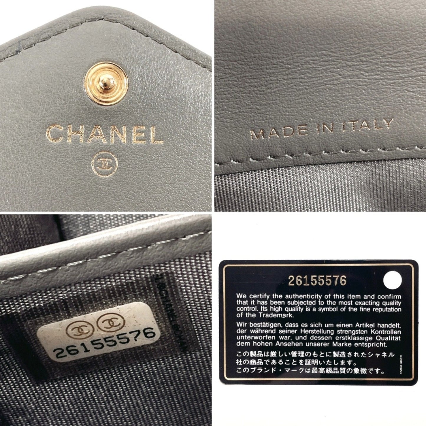 CHANEL Medaillon Wallet