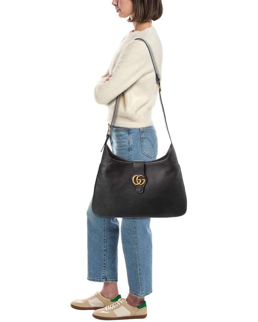 Gucci Aphrodite Leather Shoulder Bag