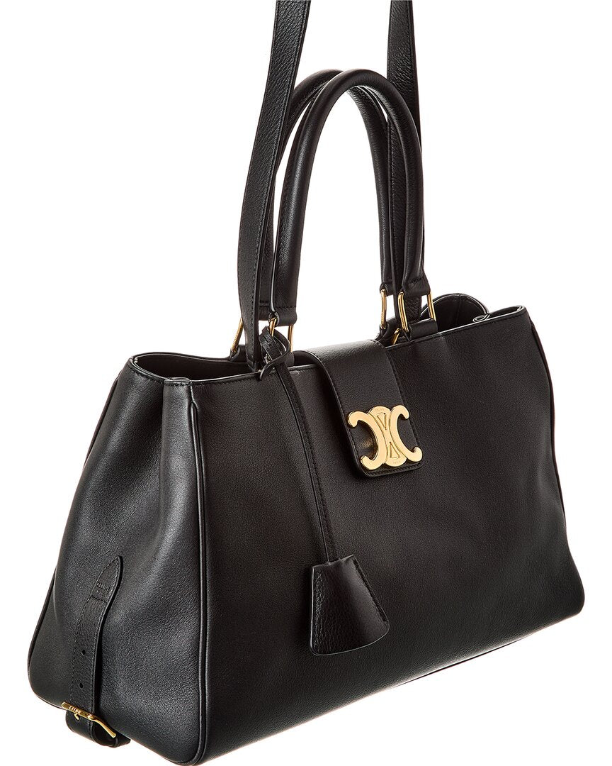 Celine Appoline Medium Leather Tote