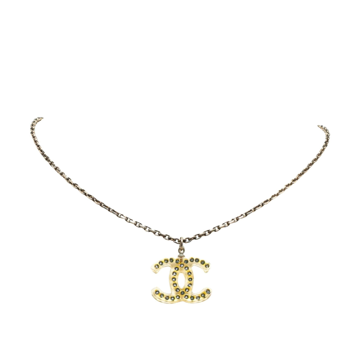 Top Quality Chanel Logo CC Necklace