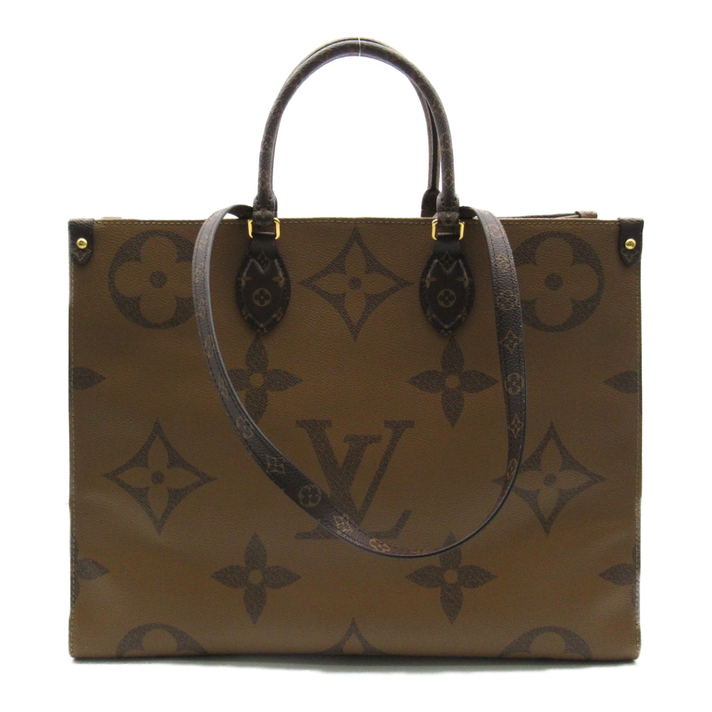 Louis Vuitton On The Go GM 2w Shoulder Bag 2way Shoulder Bag PVC Coated Canvas Monogram Giant  Brown  M45320