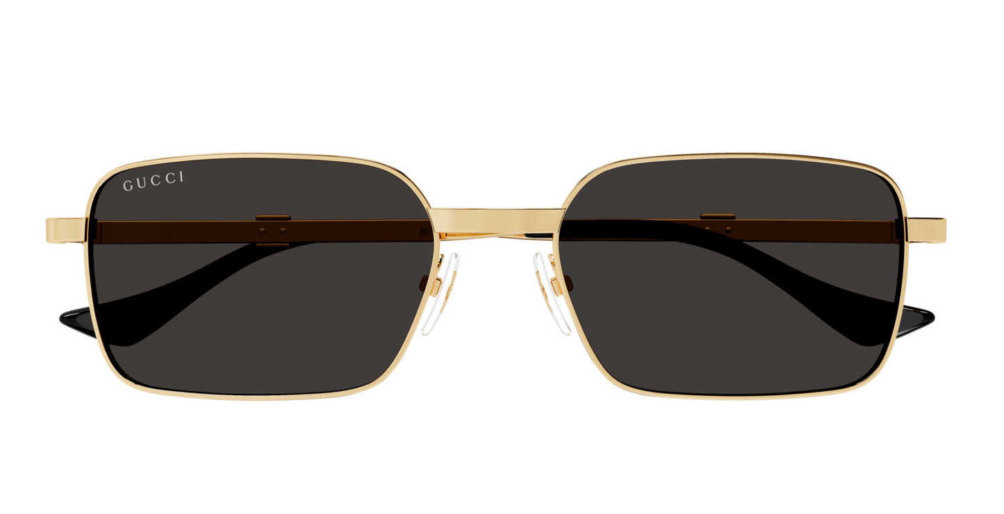 Gucci GG1495S-001 Gold square Mens Sunglasses