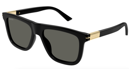 Gucci GG1502S-001 Black square Mens Sunglasses