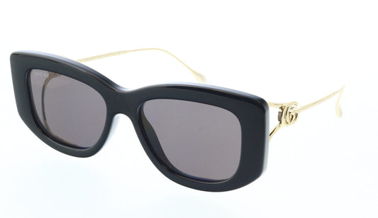 Gucci GG1566S-001 Black cat eye Ladies Sunglasses