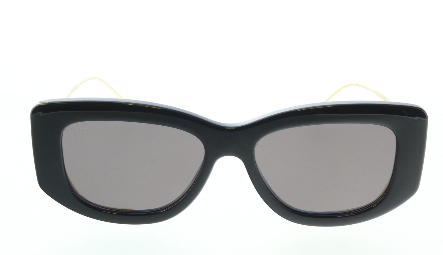 Gucci GG1566S-001 Black cat eye Ladies Sunglasses