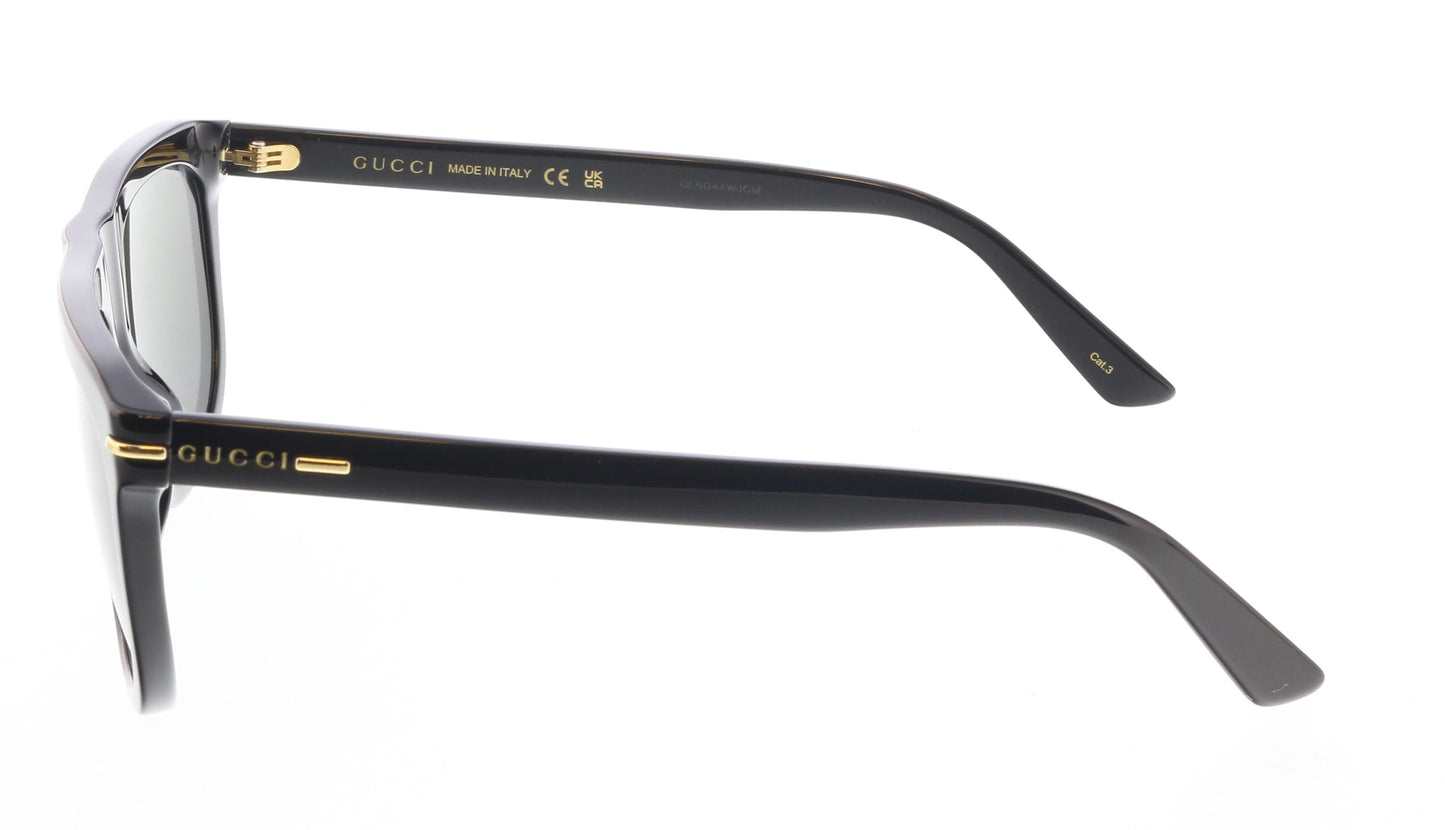 Gucci GG1726S-001 Black shield Mens Sunglasses