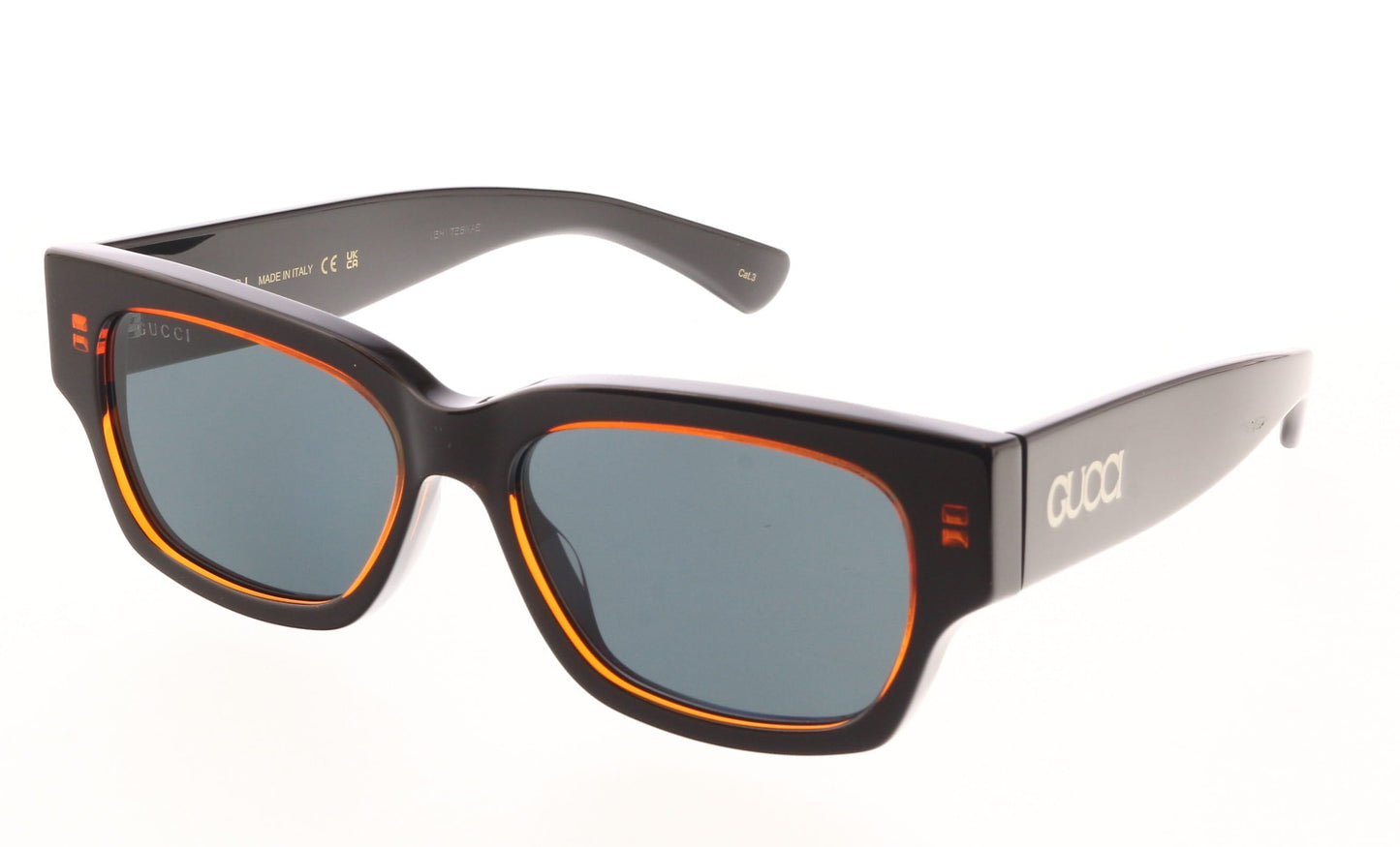 Gucci GG1794S-003 Black & Red square Mens Sunglasses