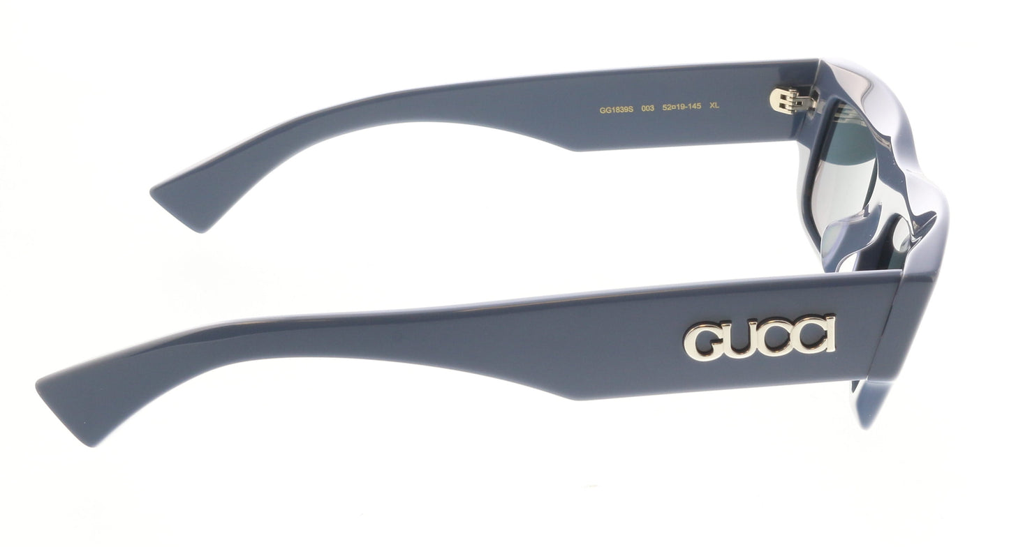 Gucci GG1839S-003 Blue square Mens Sunglasses