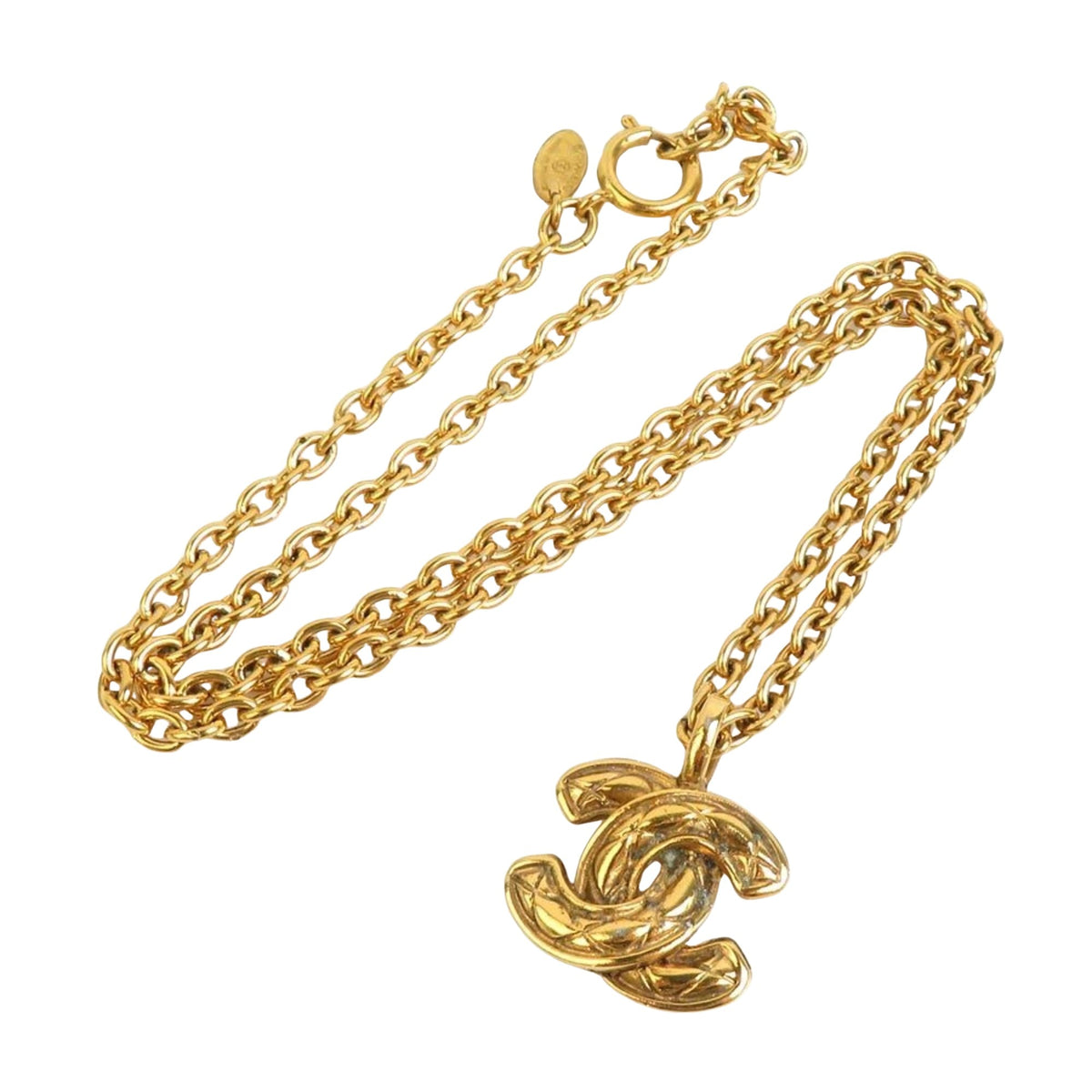Top Quality Chanel Logo CC Necklace