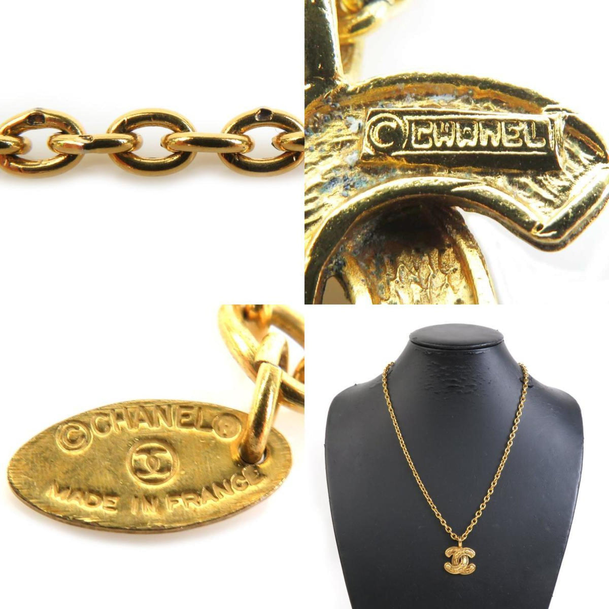 Top Quality Chanel Logo CC Necklace