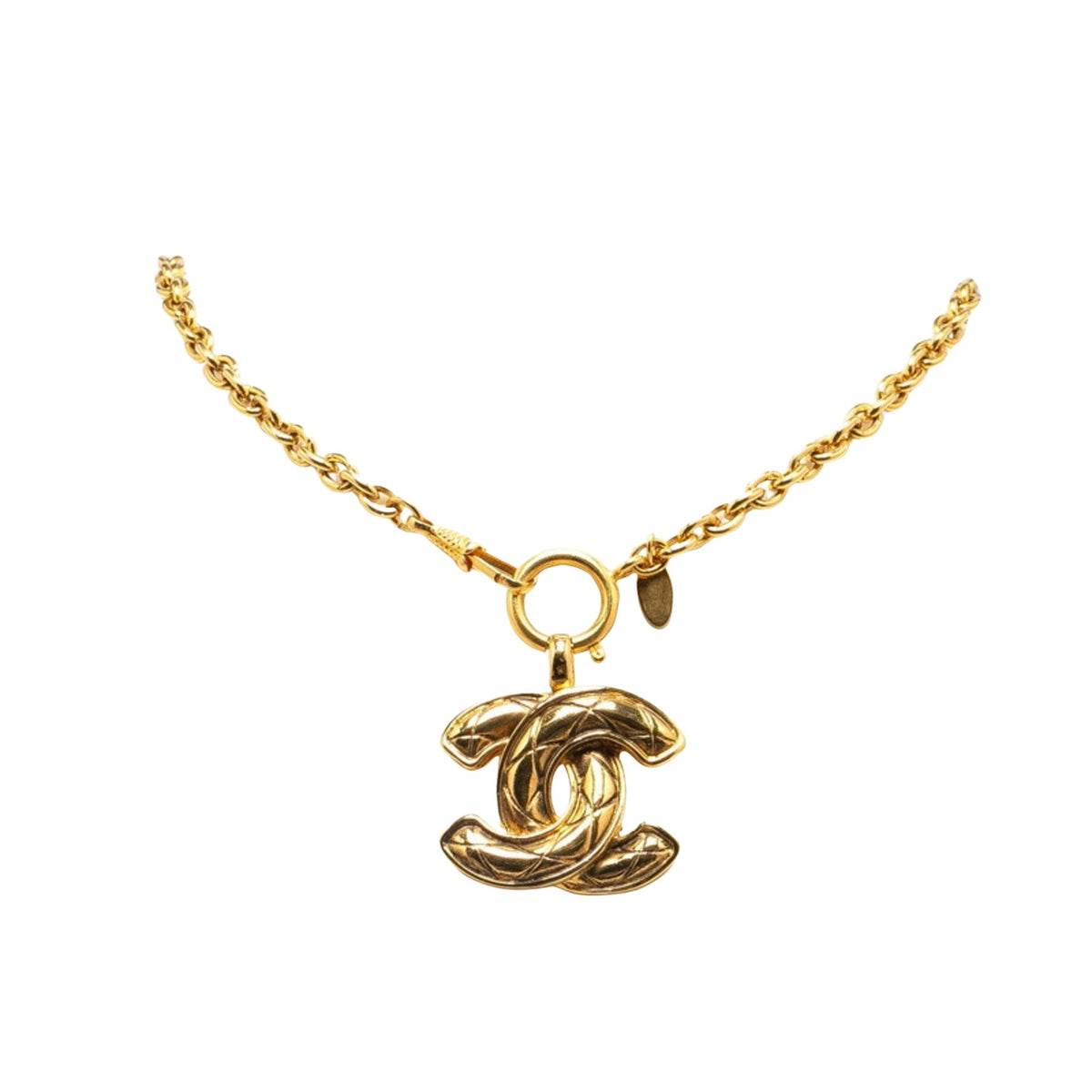 Top Quality Chanel Logo CC Necklace