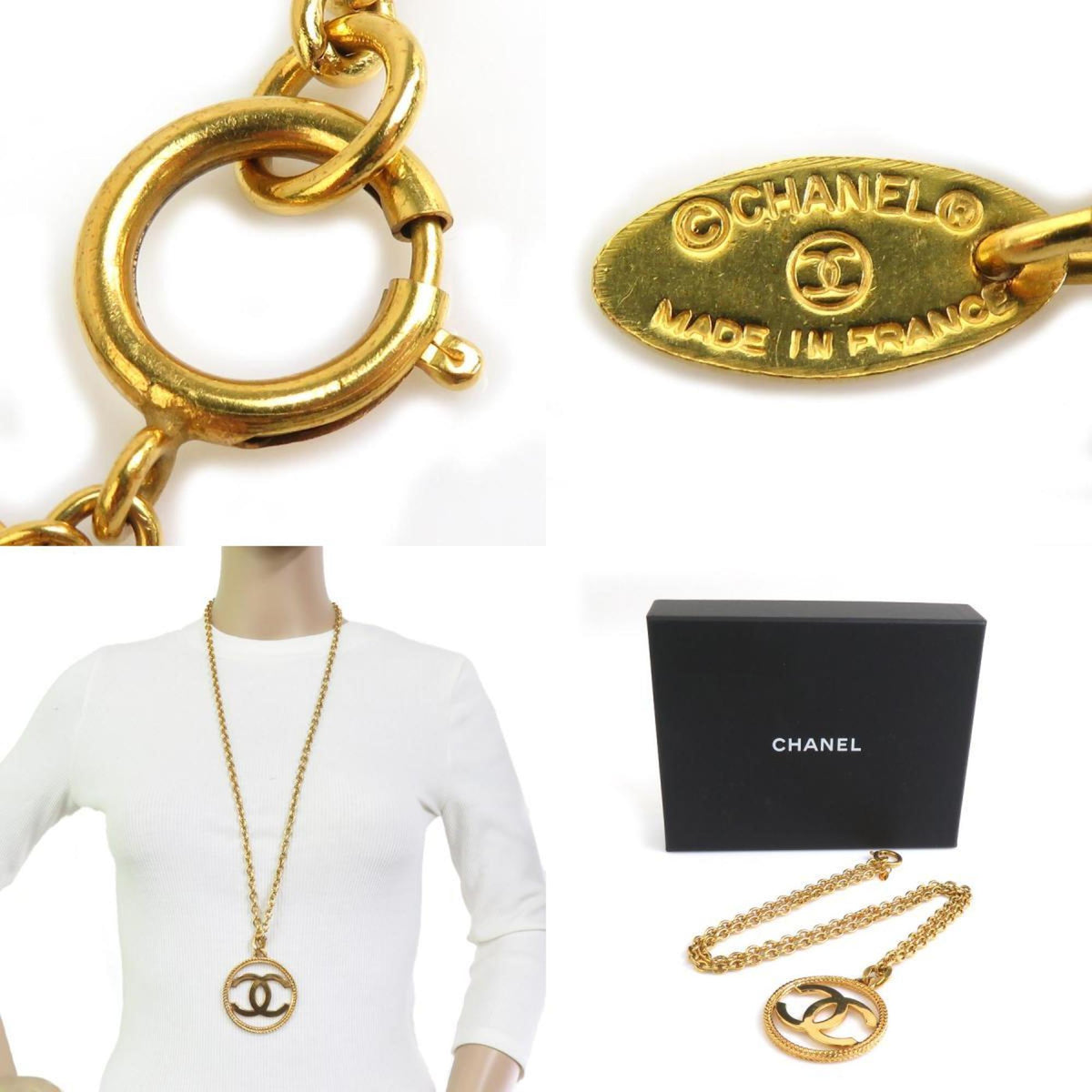 Top Quality Chanel Logo CC Necklace