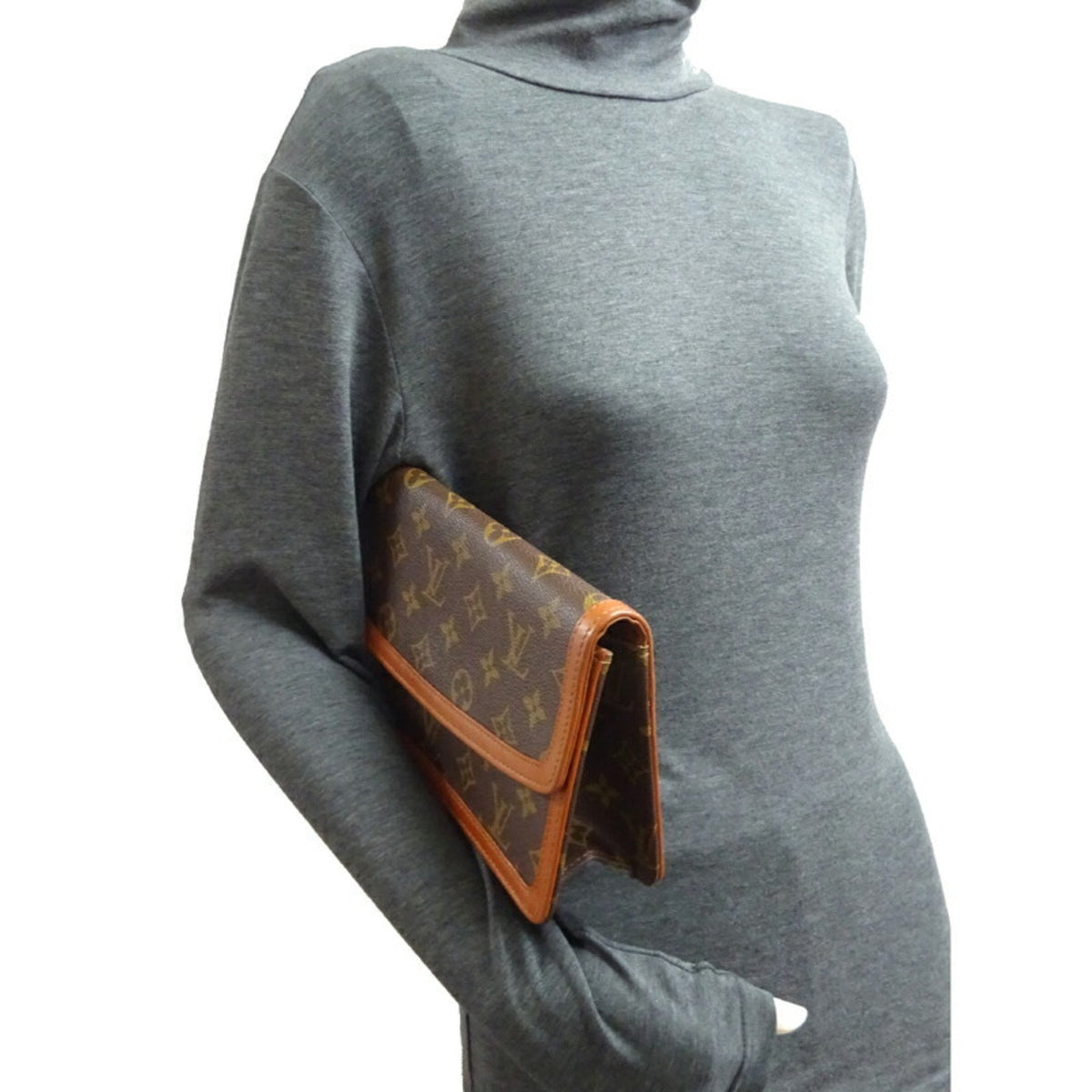 LOUIS VUITTON Pochette Dame Clutch Bag
