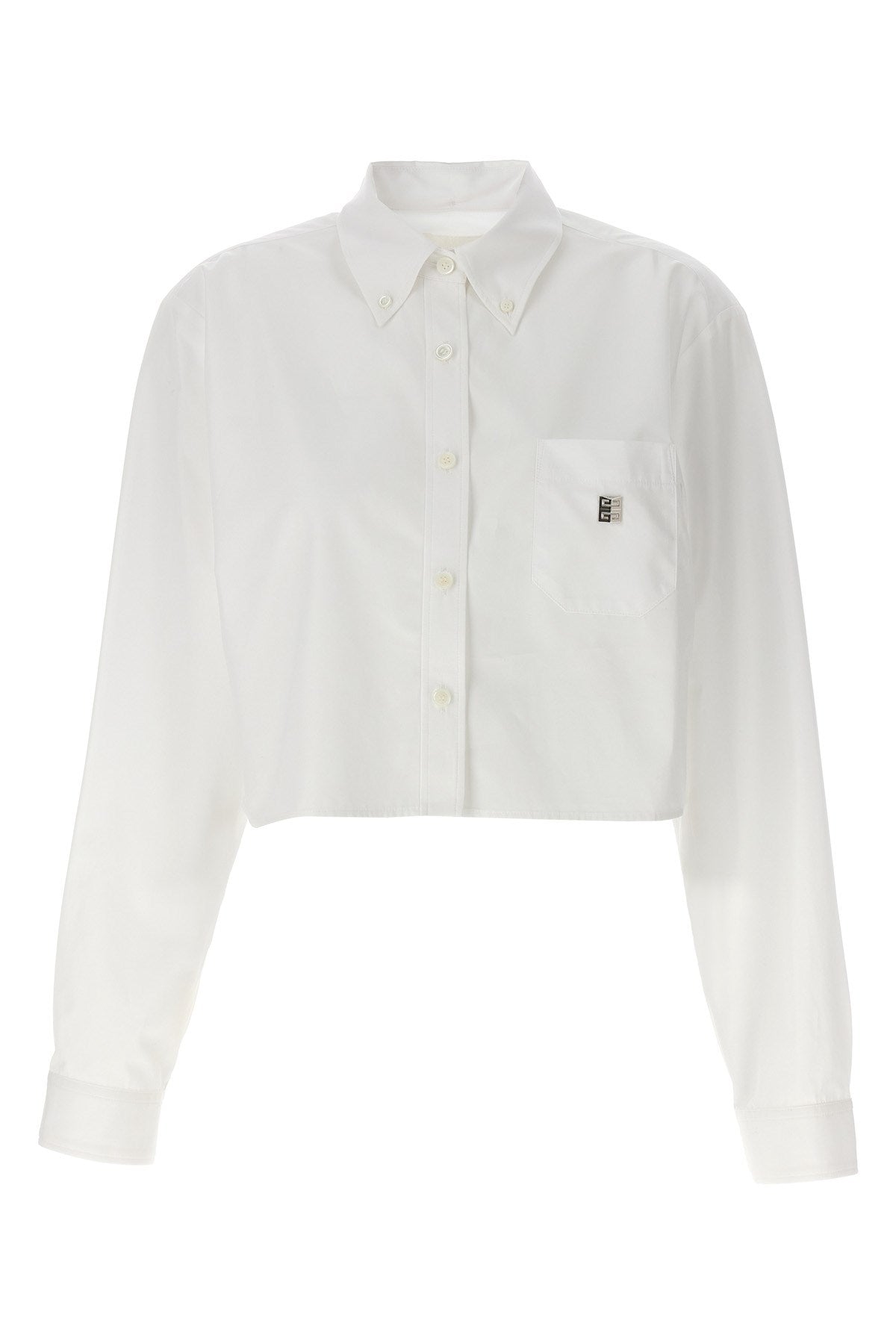 Givenchy Women Cropped Logo Shirt
