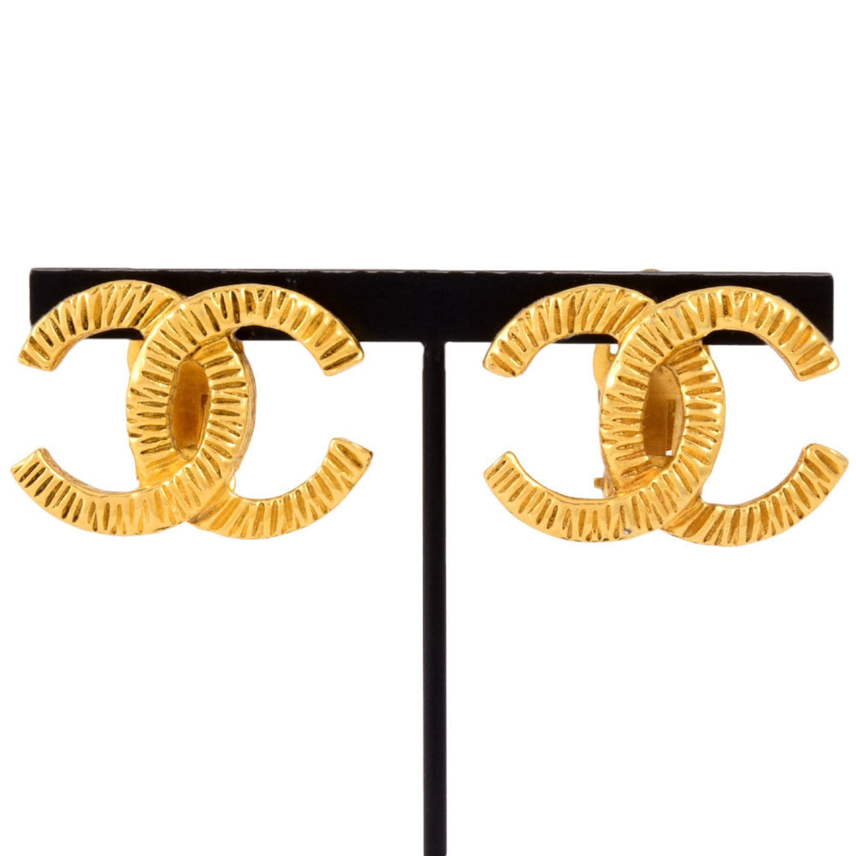 Top Quality Chanel Logo CC Earrings