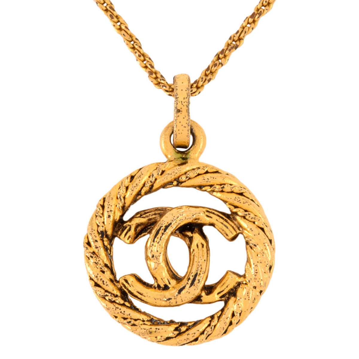 Top Quality Chanel Logo CC Necklace