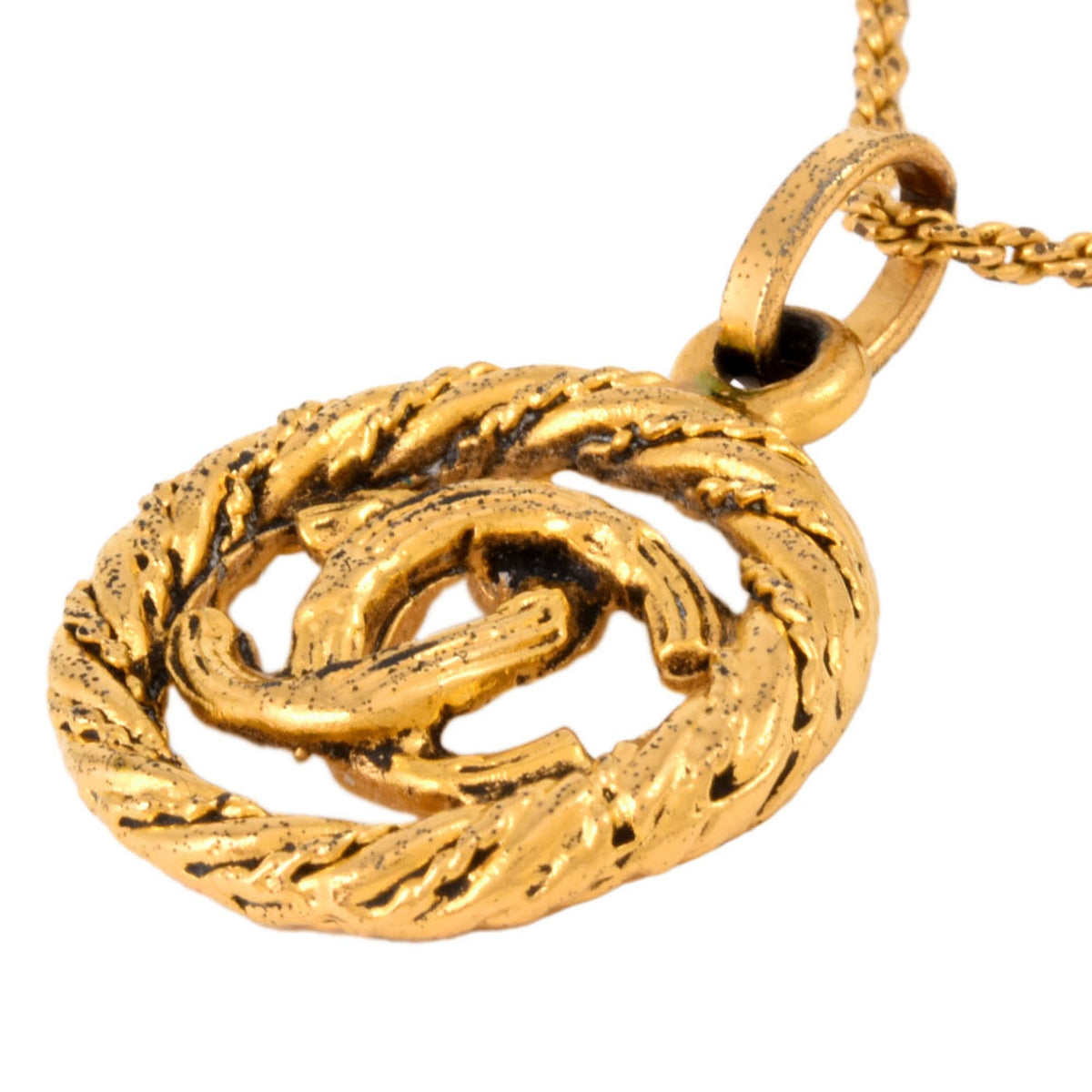 Top Quality Chanel Logo CC Necklace